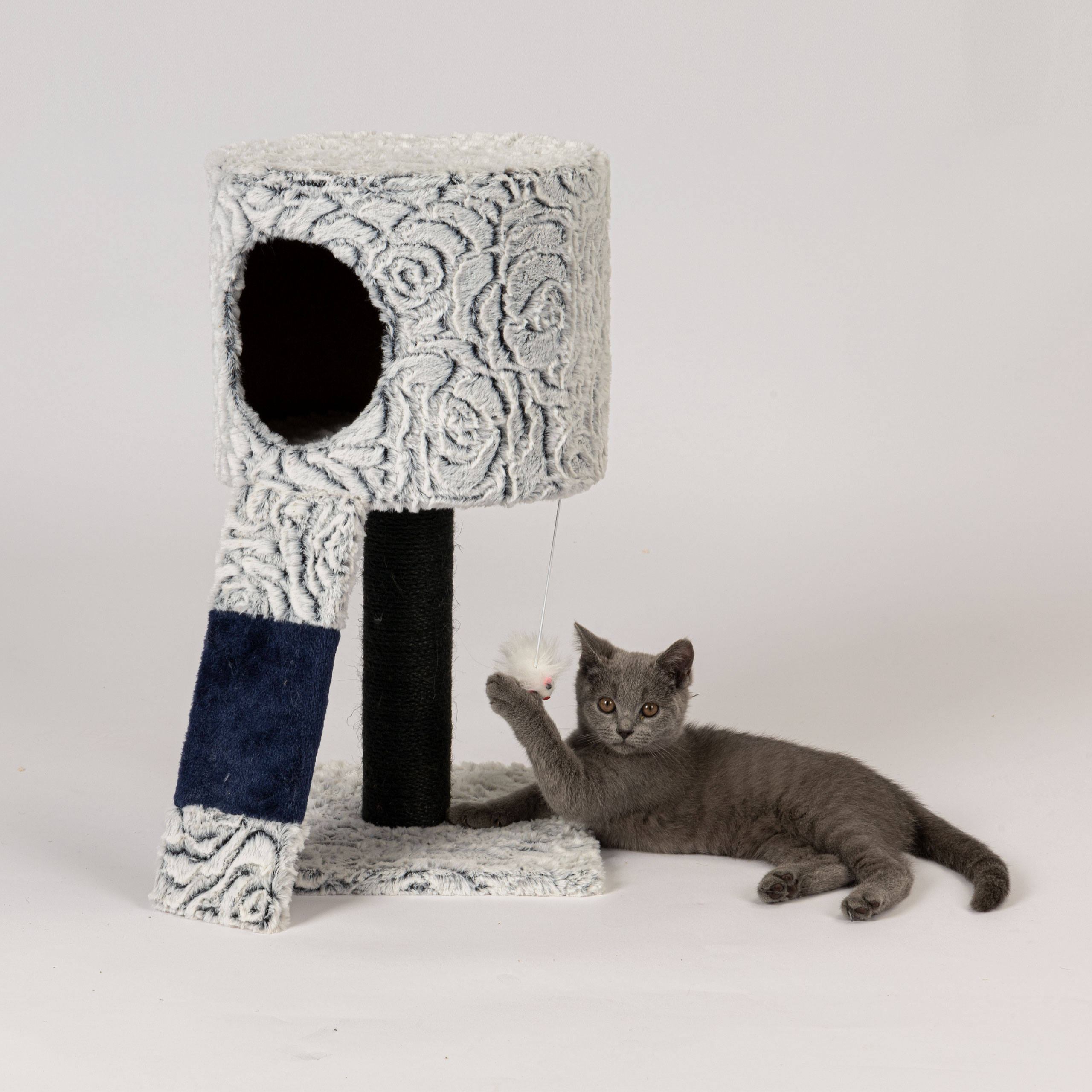 Draskyklė namelis katėms, 55,5 cm