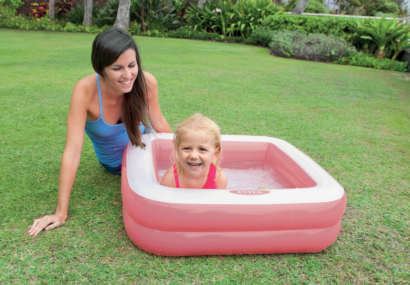 Pripučiamas baseinas vaikams 57100 light pink - intex