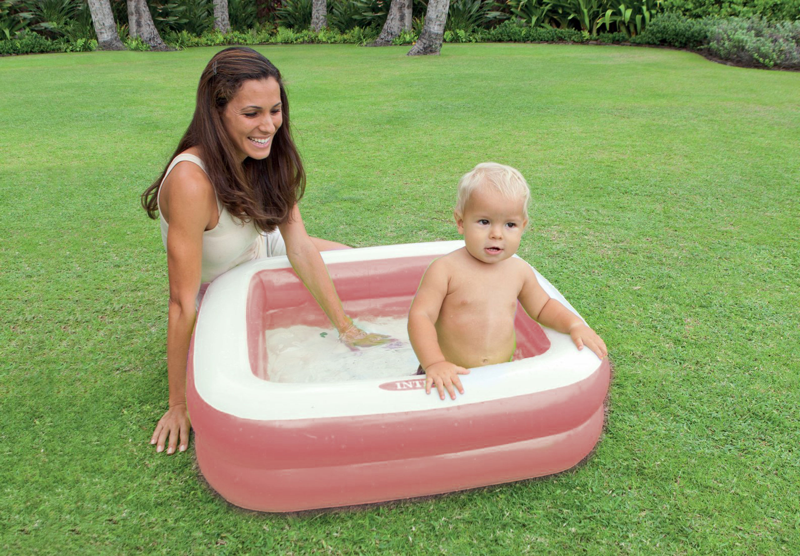 Pripučiamas baseinas vaikams 57100 light pink - intex