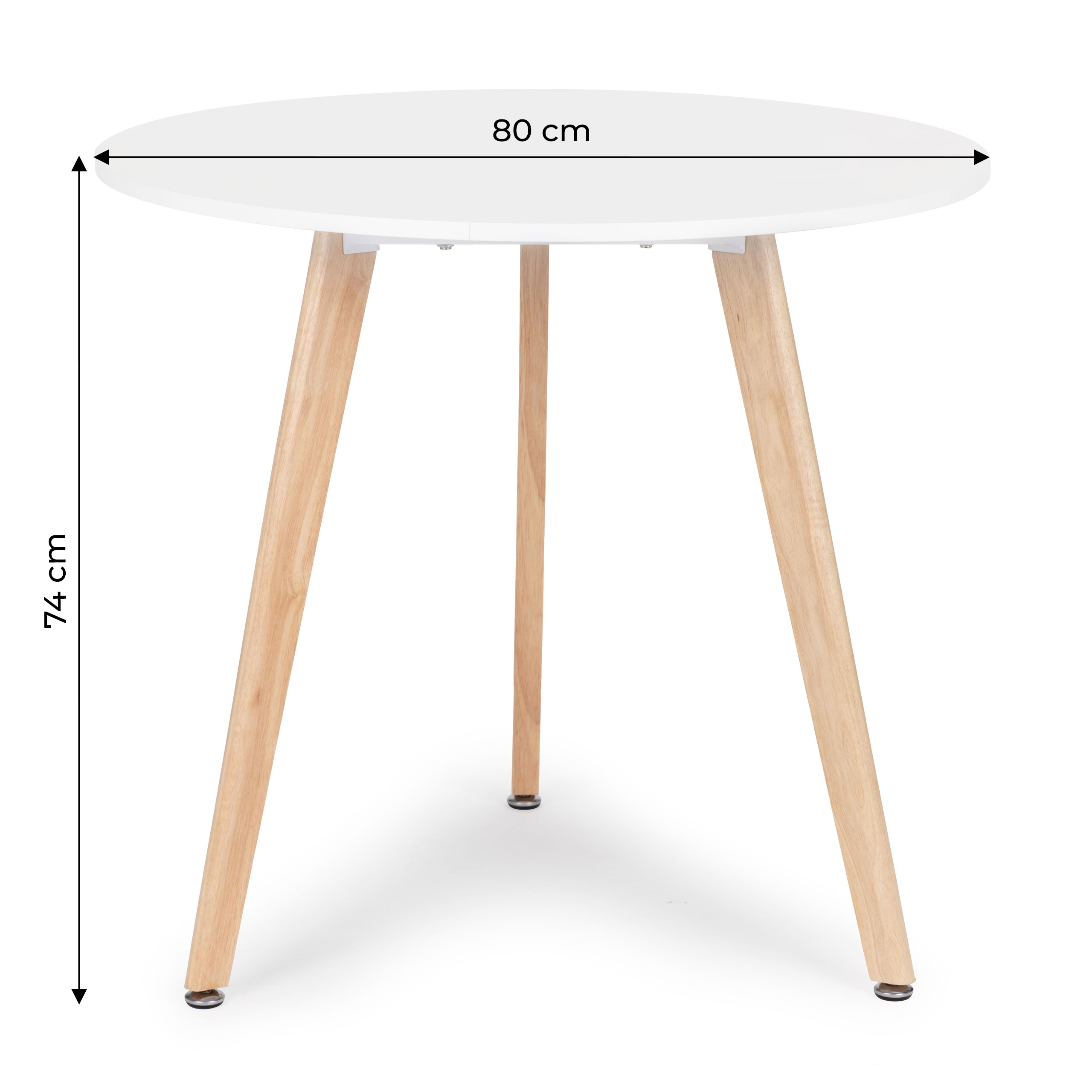 Medinis stalas 80cm