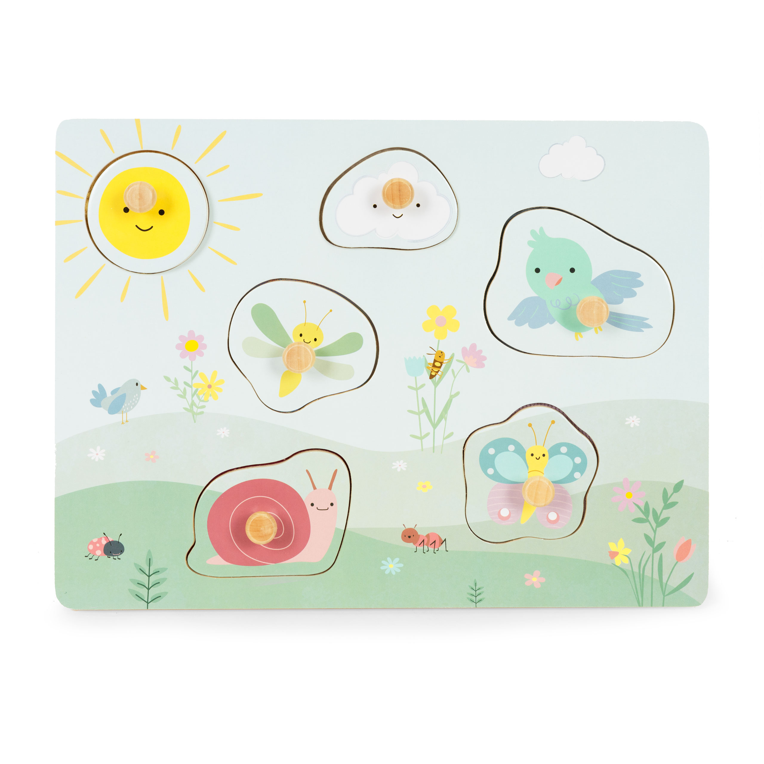Medinė dėlionė ecotoys