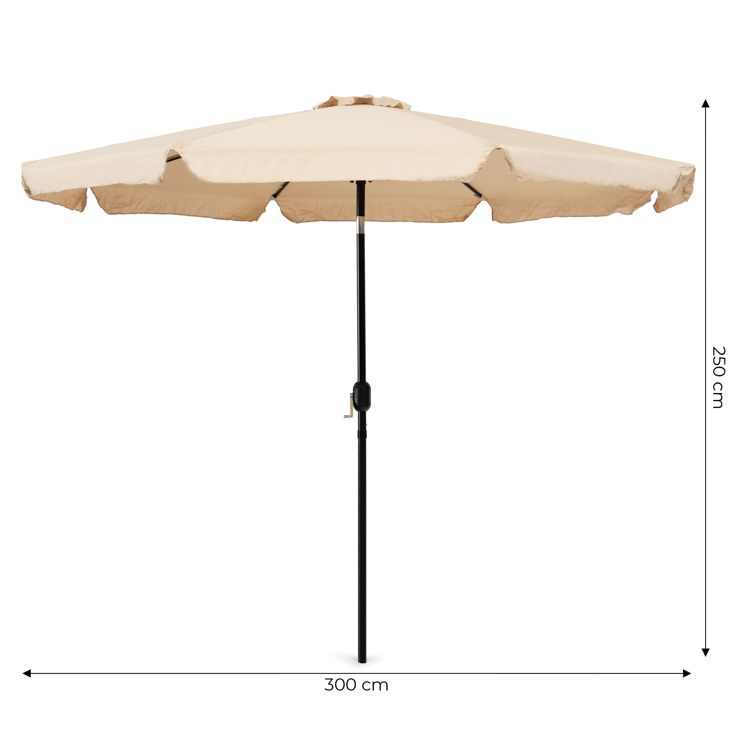 Didelis sodo skėtis 300 cm