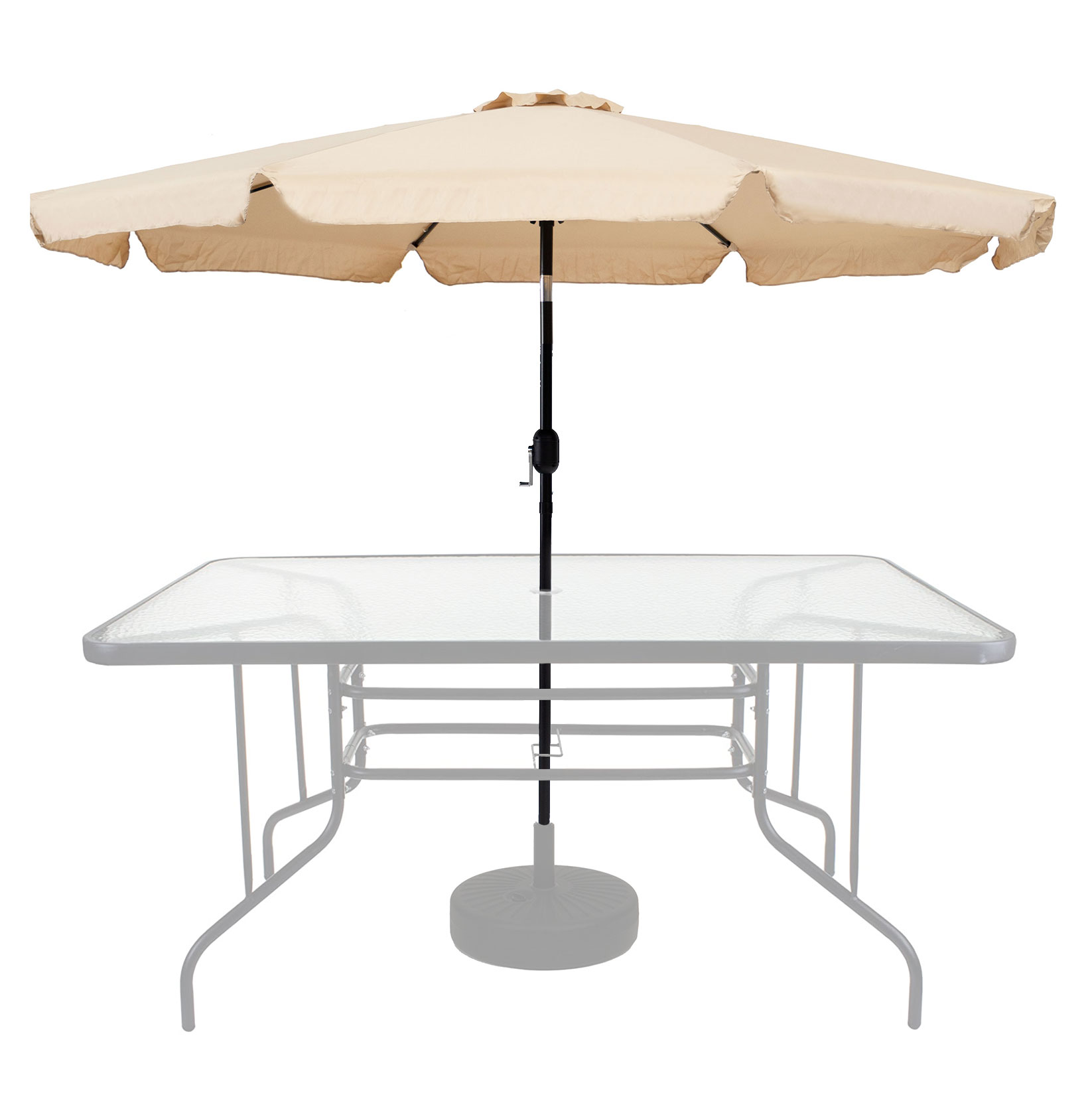 Didelis sodo skėtis 300 cm
