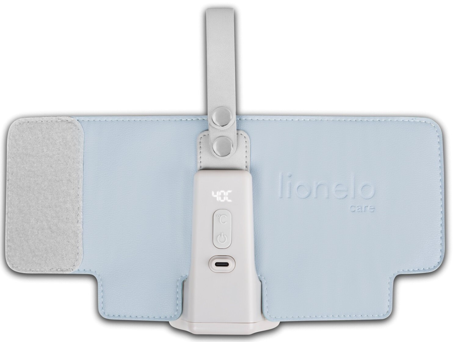Buteliuko šildytuvas Lionelo Thermup Go Plus, blue sky