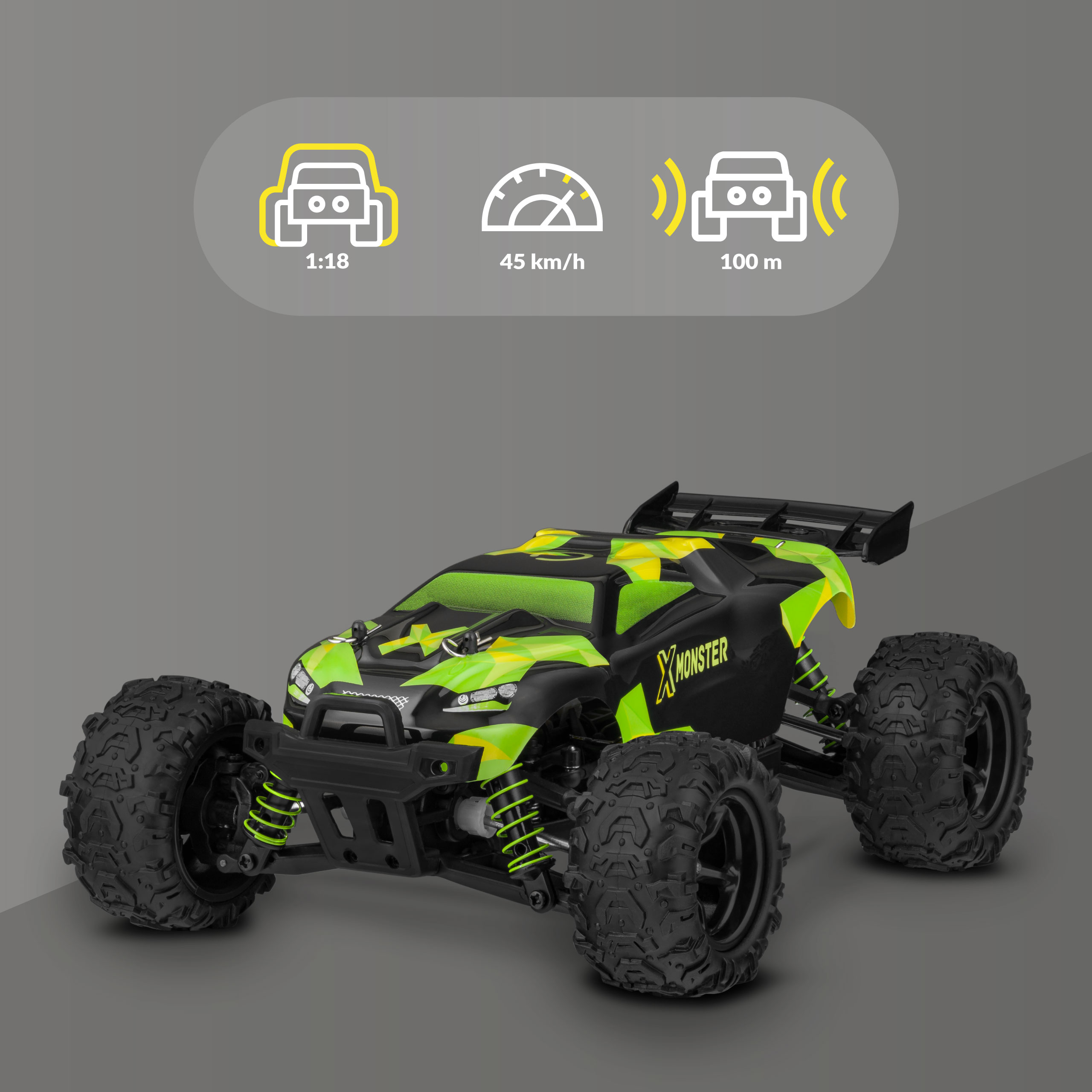 Automobilis su nuotolinio  valdymo pultu,  4x4 didelis akumuliatorius x 2 vnt mastas 1:18