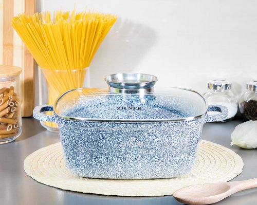 Marmurinis kepimo indas 4,5 l 24 cm indukcinei/ dujinei viryklei