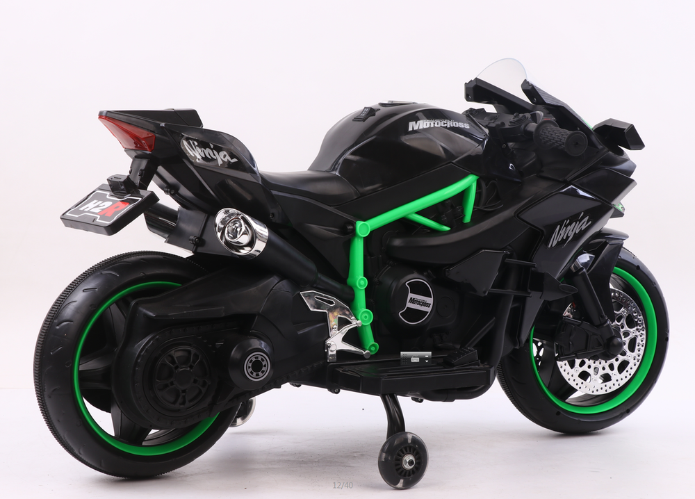 Motociklas chuanqih2r juodas