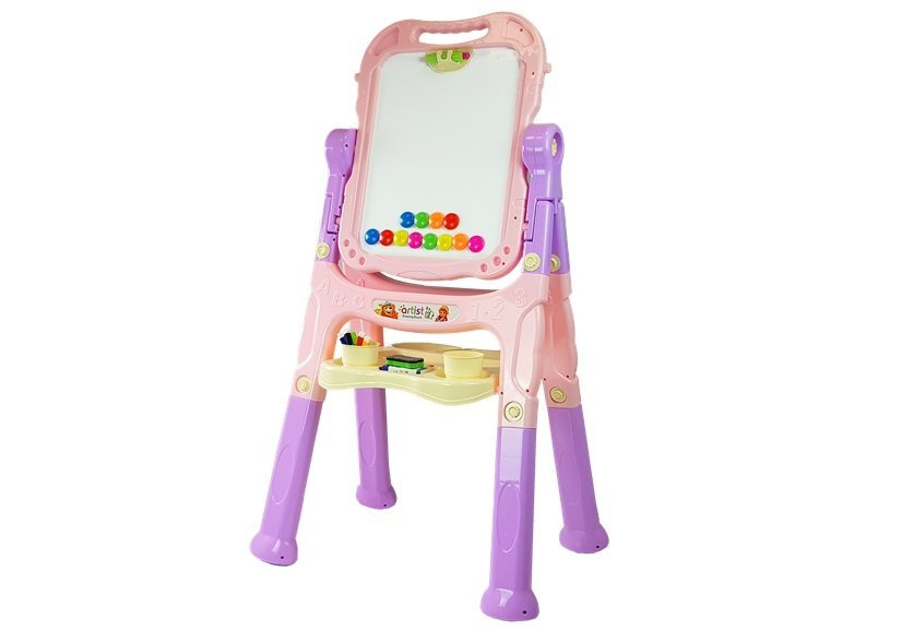 Dvipusė lenta su priedais 2in1, rožinė-violetinė 3