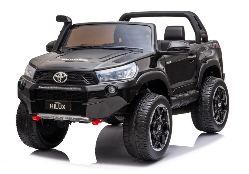 Elektromobilis vaikams toyota hilux, juodas lakuotas