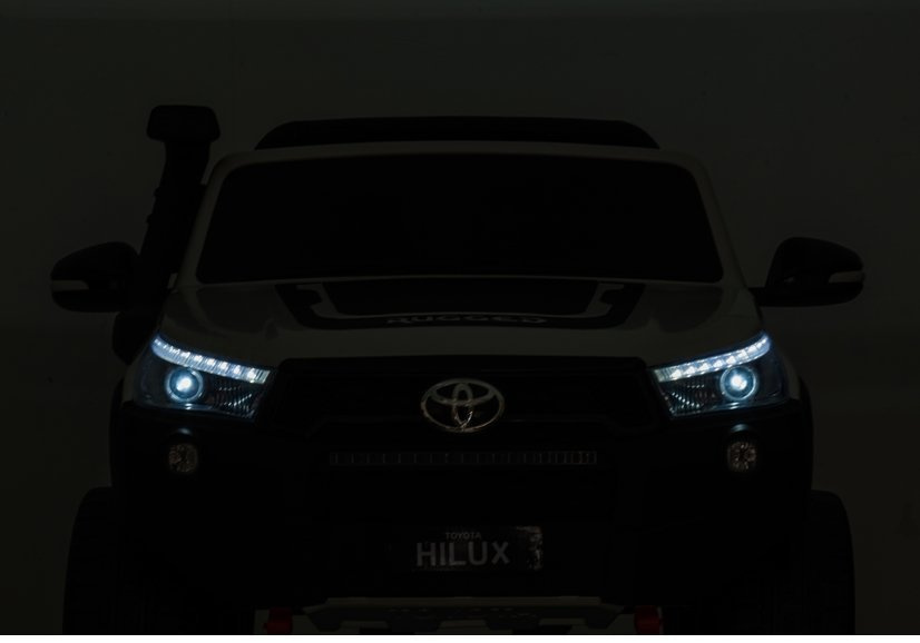 Elektromobilis vaikams toyota hilux, juodas lakuotas