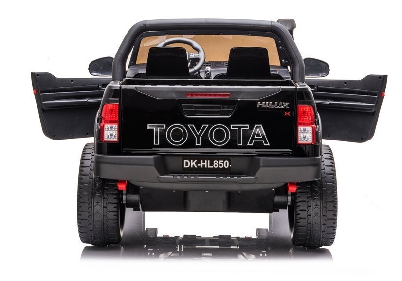 Elektromobilis vaikams toyota hilux, juodas lakuotas