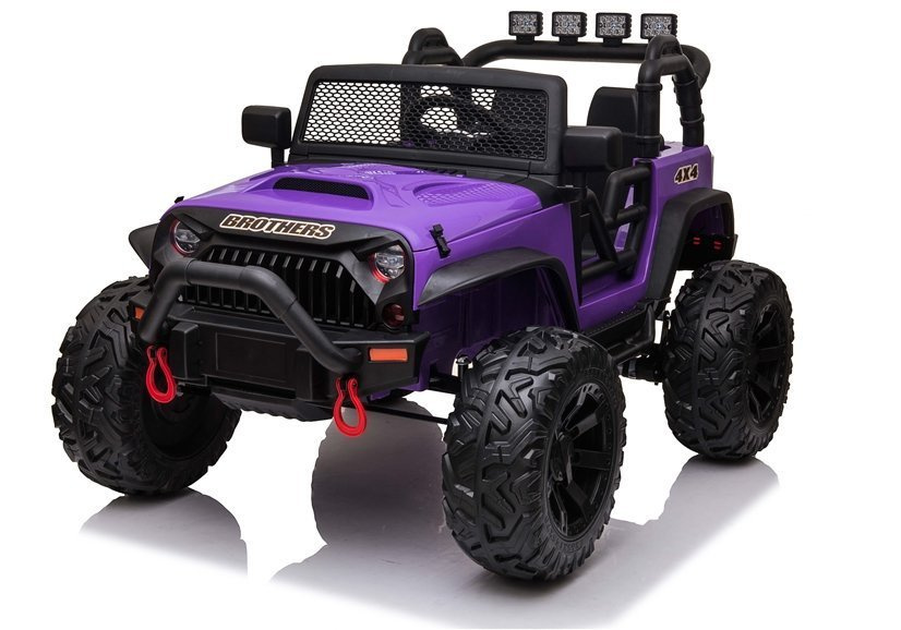 Vienvietis elektromobilis vaikams jeep jc666, violetinis