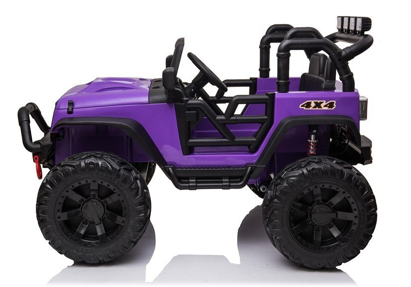 Vienvietis elektromobilis vaikams jeep jc666, violetinis