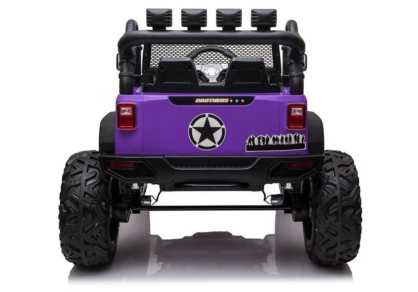 Vienvietis elektromobilis vaikams jeep jc666, violetinis