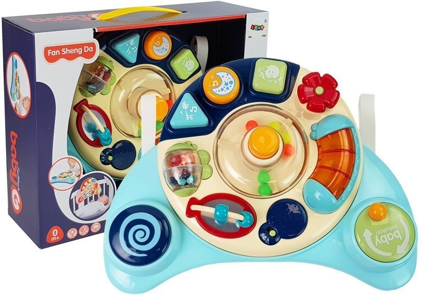 Lean toys interaktyvus žaislas kūdikiams muzikos gyvūnų garsai