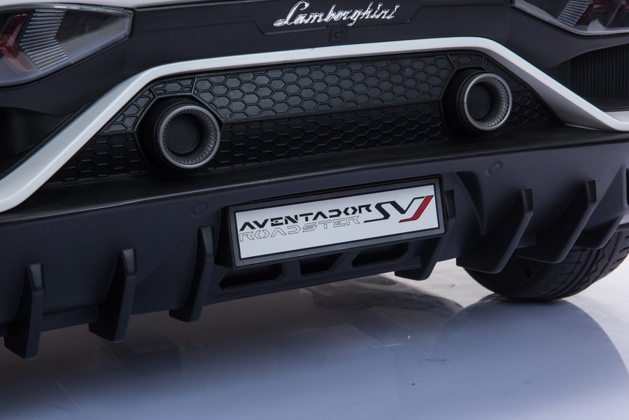 Dvivietis vaikiškas elektromobilis lean cars lamborghini aventador sx2028, baltas