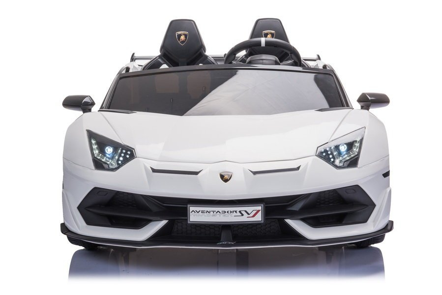 Dvivietis vaikiškas elektromobilis lean cars lamborghini aventador sx2028, baltas
