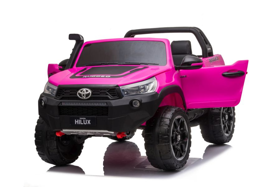 Dvivietis elektromobilis vaikams toyota hilux dk-hl850, rožinis