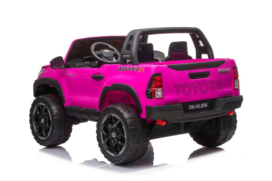 Dvivietis elektromobilis vaikams toyota hilux dk-hl850, rožinis