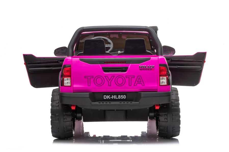 Dvivietis elektromobilis vaikams toyota hilux dk-hl850, rožinis