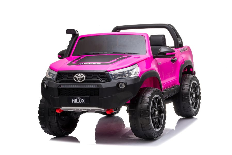 Dvivietis elektromobilis vaikams toyota hilux dk-hl850, rožinis