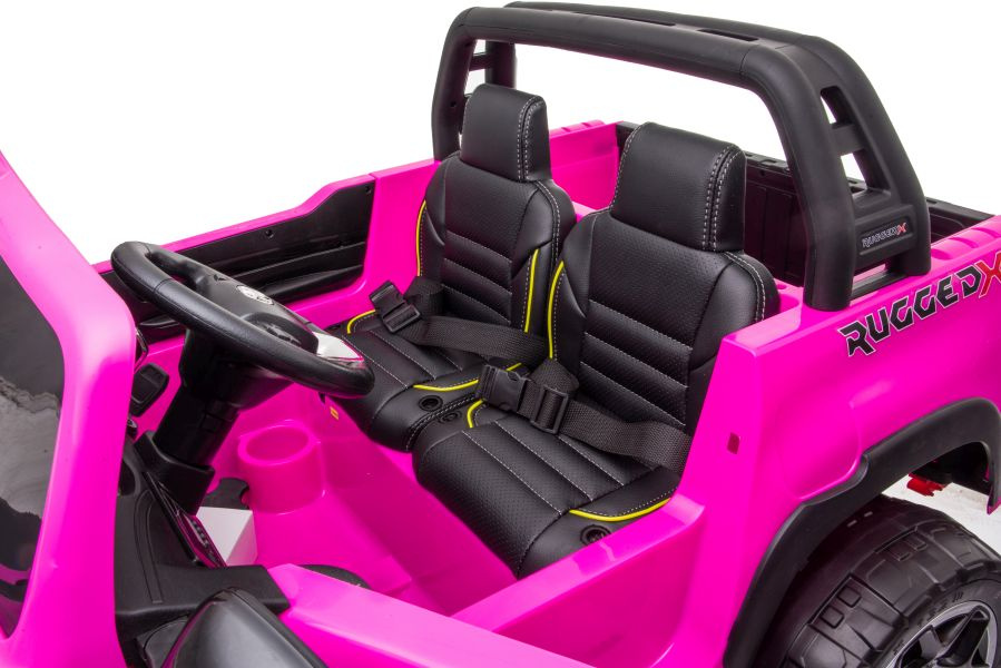 Dvivietis elektromobilis vaikams toyota hilux dk-hl850, rožinis