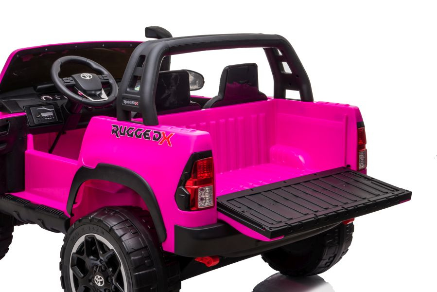 Dvivietis elektromobilis vaikams toyota hilux dk-hl850, rožinis