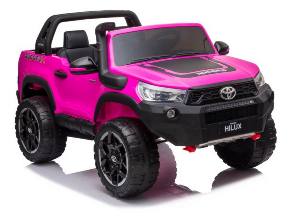 Dvivietis elektromobilis vaikams toyota hilux dk-hl850, rožinis