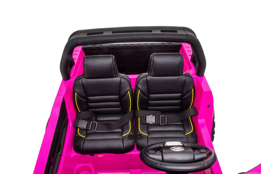 Dvivietis elektromobilis vaikams toyota hilux dk-hl850, rožinis