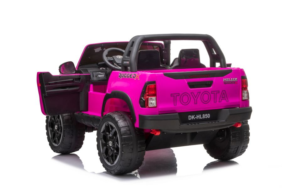 Dvivietis elektromobilis vaikams toyota hilux dk-hl850, rožinis
