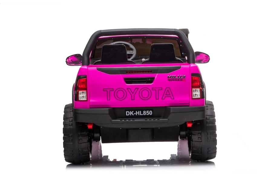 Dvivietis elektromobilis vaikams toyota hilux dk-hl850, rožinis