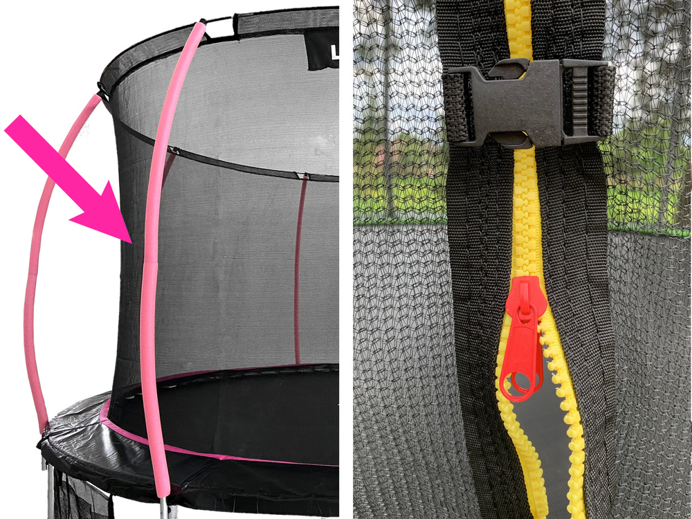 Vidinis tinklelis sport max 8 pėdų batutui
