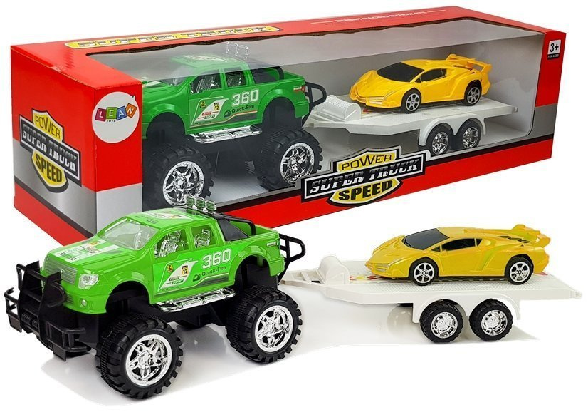 Automobilių rinkinys vaikams auto sportoe yellow terrain, 2 vnt.