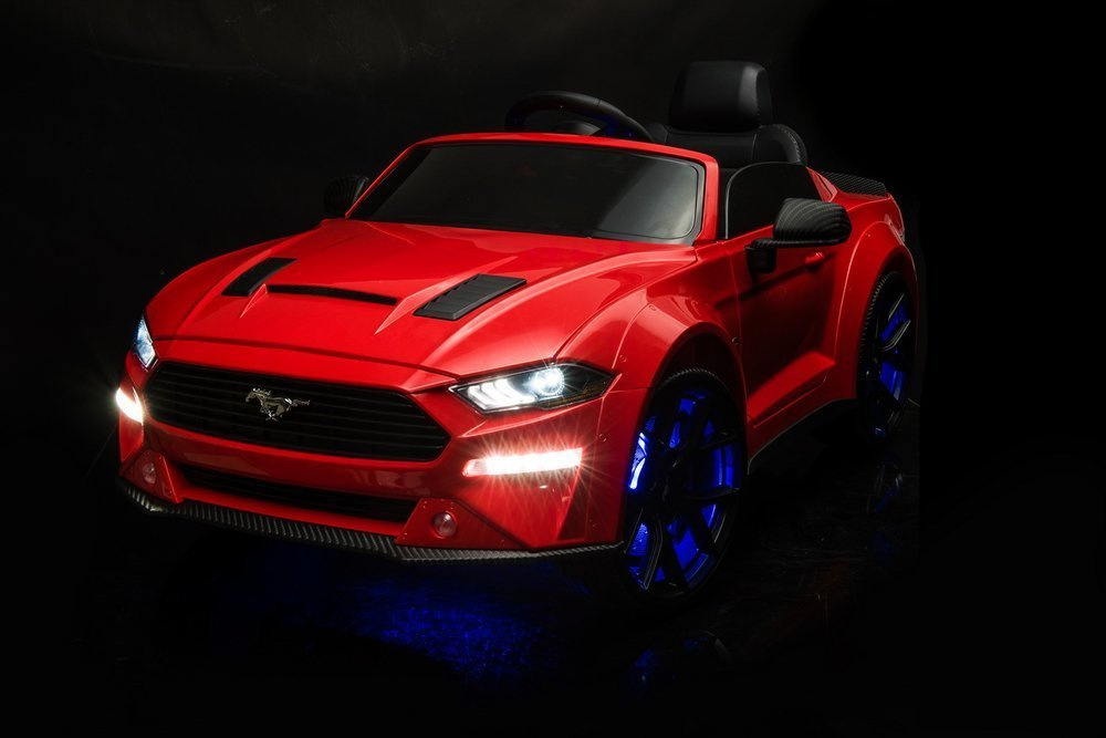 Akumuliatorinis automobilis ford mustang gt vaikams