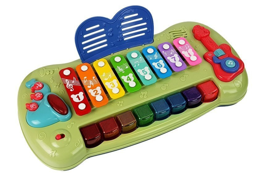Ksilofonas-pianinas vaikams lean toys baby piano