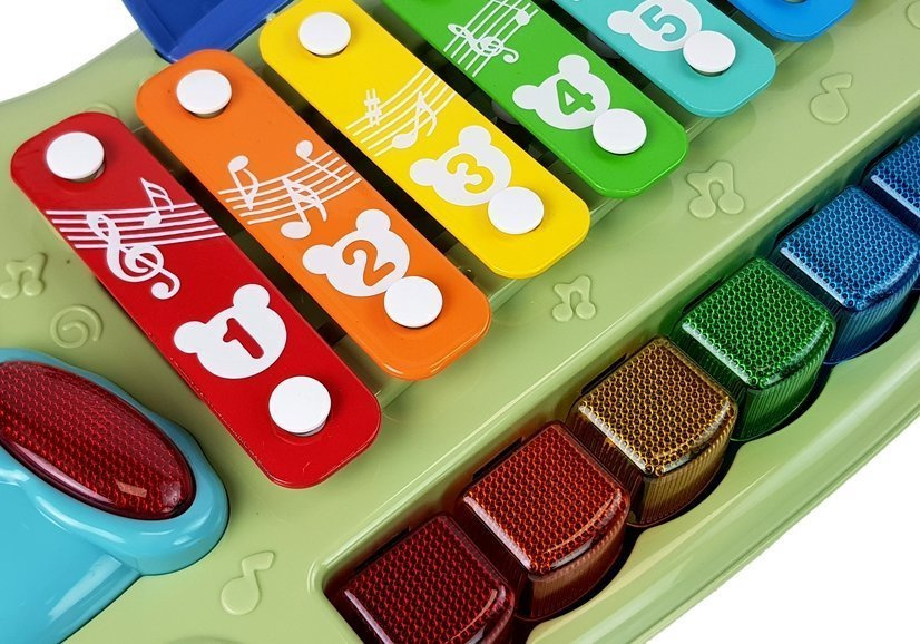 Ksilofonas-pianinas vaikams lean toys baby piano
