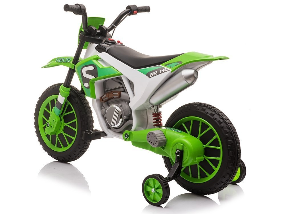 Elektrinis motociklas vaikams xmx616, žalias
