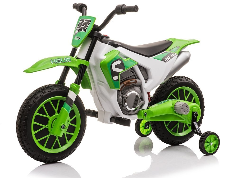 Elektrinis motociklas vaikams xmx616, žalias