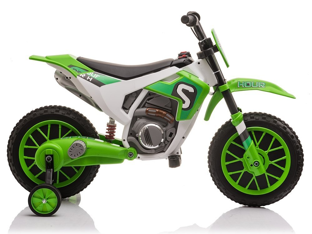 Elektrinis motociklas vaikams xmx616, žalias