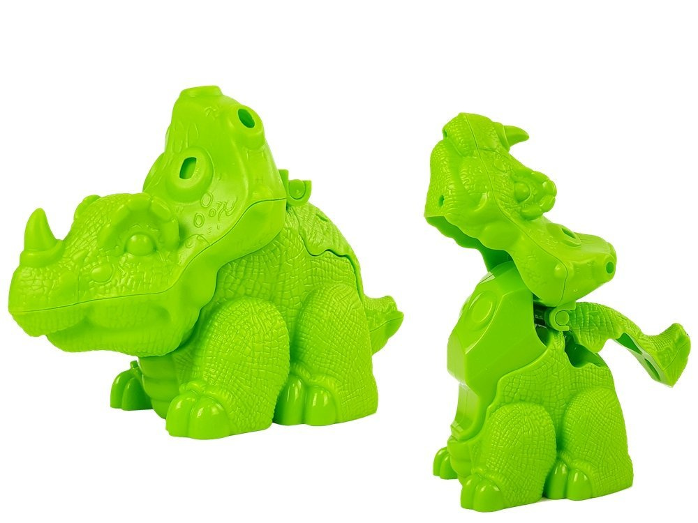 Daisy žaidimų stalas su modelinu – dinozaurų kiaušiniai, vulkanas su šviečiančia lava, 4 spalvos