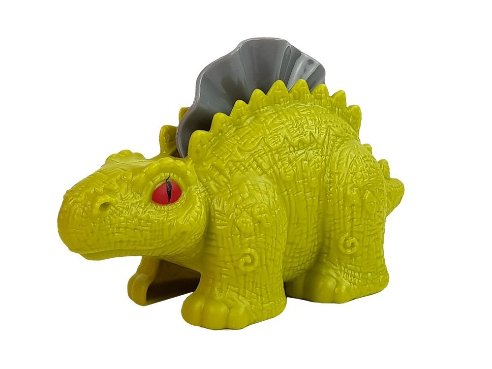 Daisy žaidimų stalas su modelinu – dinozaurų kiaušiniai, vulkanas su šviečiančia lava, 4 spalvos