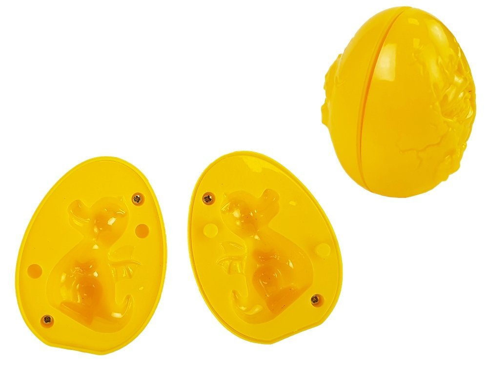 Daisy žaidimų stalas su modelinu – dinozaurų kiaušiniai, vulkanas su šviečiančia lava, 4 spalvos