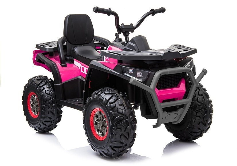 Elektrinis keturratis vaikams quad xmx607, rožinis blizgus