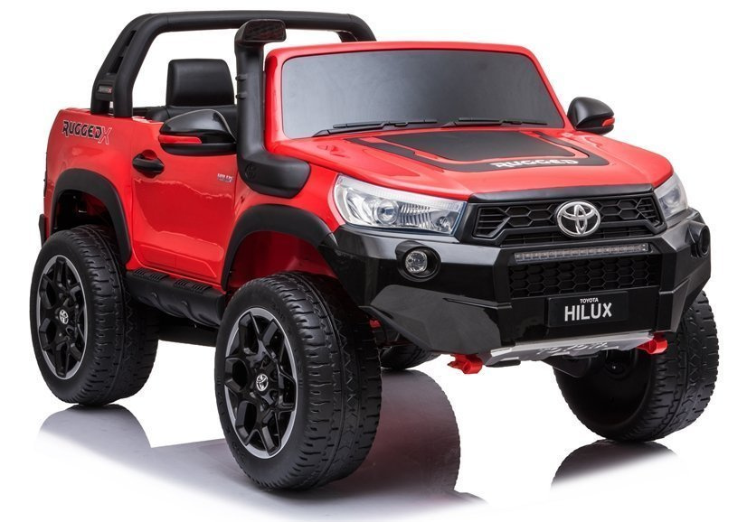 Elektromobilis vaikams toyota hilux, raudonas lakuotas