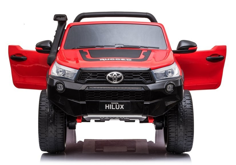 Elektromobilis vaikams toyota hilux, raudonas lakuotas