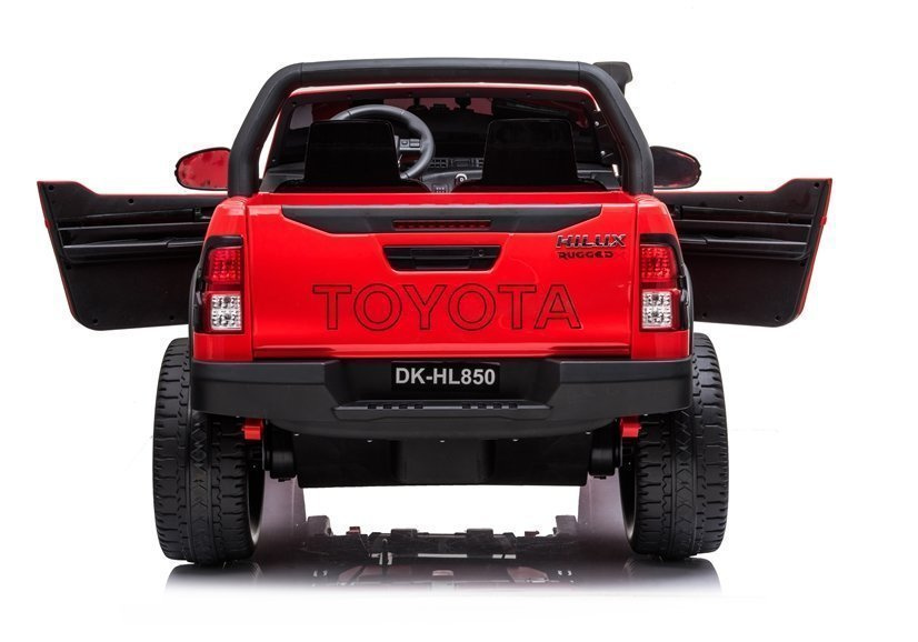 Elektromobilis vaikams toyota hilux, raudonas lakuotas