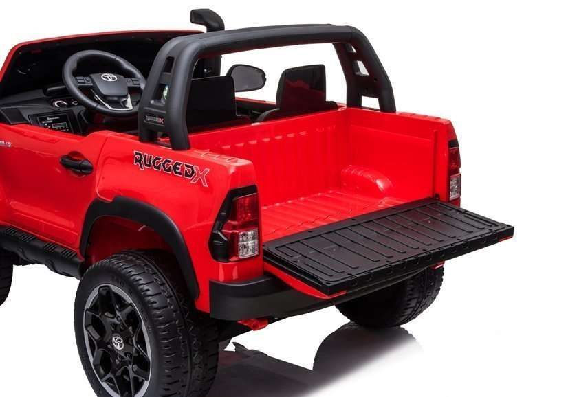 Elektromobilis vaikams toyota hilux, raudonas lakuotas