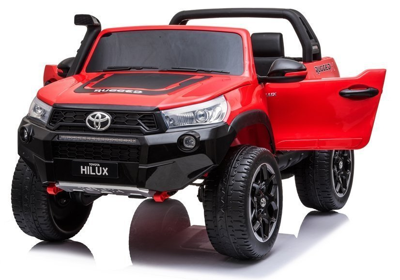 Elektromobilis vaikams toyota hilux, raudonas lakuotas