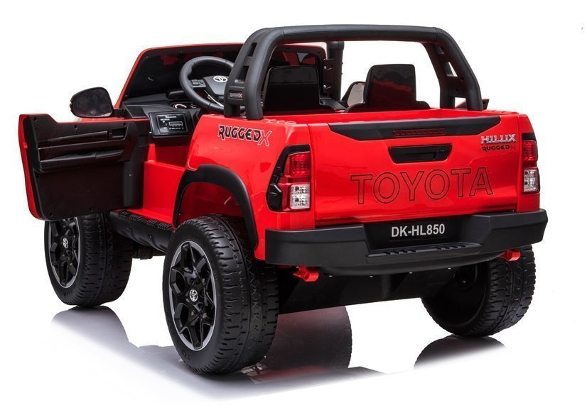 Elektromobilis vaikams toyota hilux, raudonas lakuotas