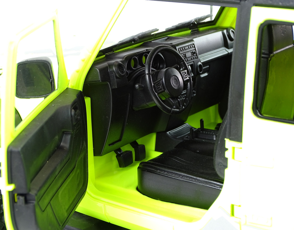 Rock crawler 2.4 ghz žalias 4x4 amortizatoriai